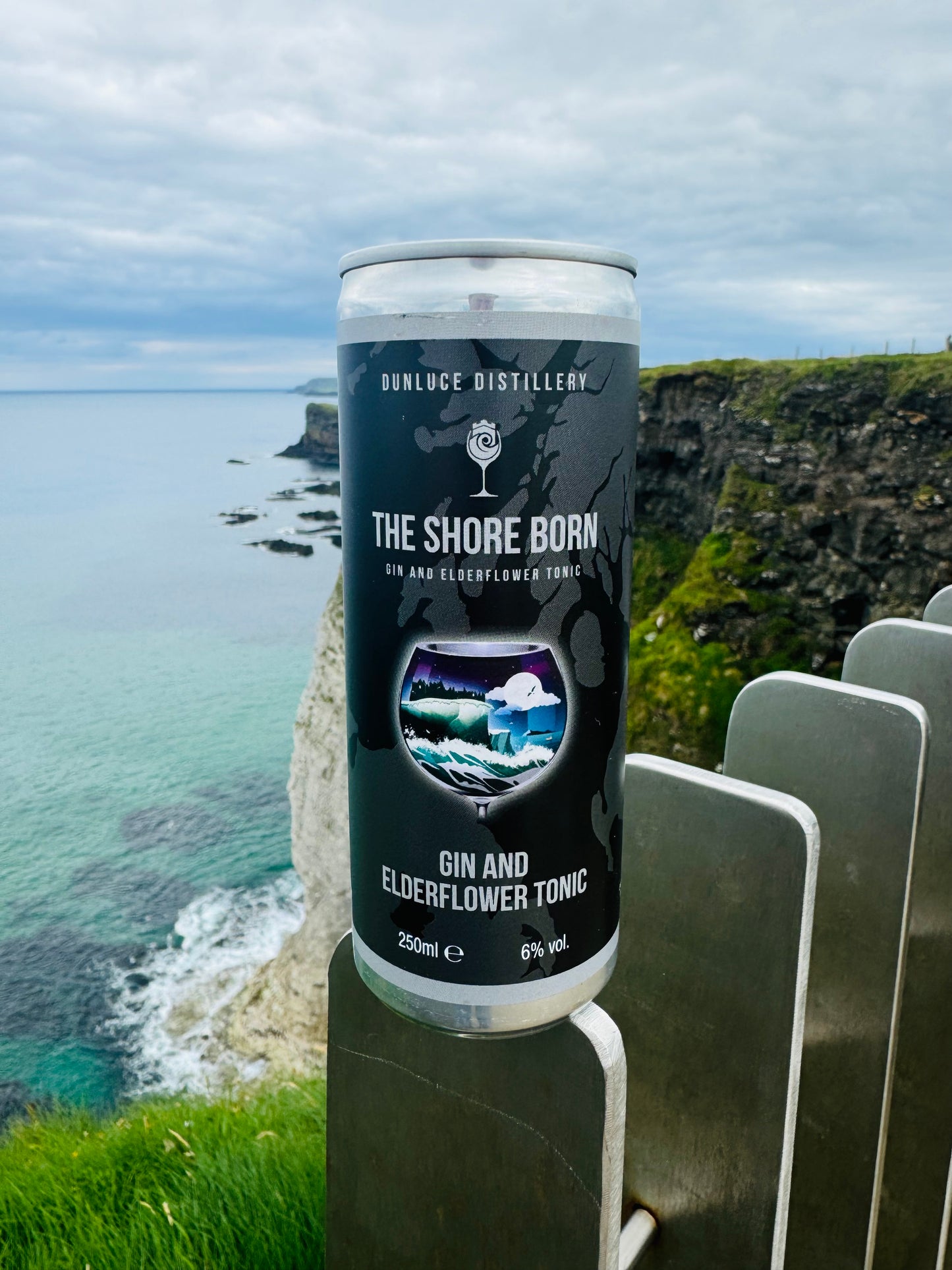 Dunluce Coolers - The Shore Born Gin and Elderflower Tonic
